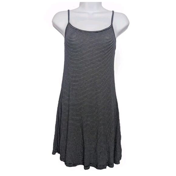 Brandy Melville Black and Gray Striped Pajama - Picture 2 of 7